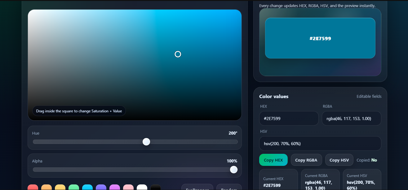Digital Color Picker