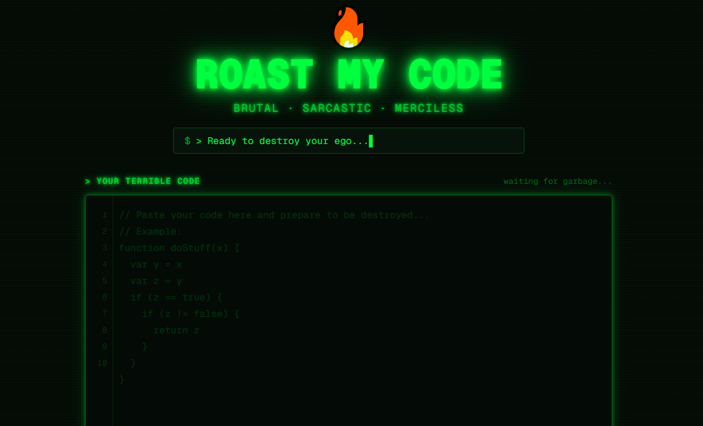 Roast My Code